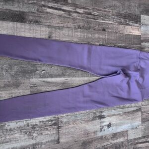 Athleta Elation ribbed tight leggings. Purple